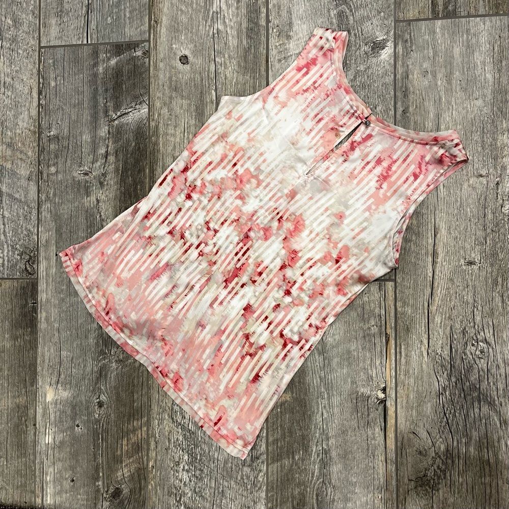 WHBM striped sleeveless top - Picture 7 of 12